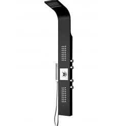 Bernstein Colonne de douche thermostatique murale acier inox avec mitigeur, pommeau de douche, jets massage, 165x22cm, SEDAL 8815* Colonne De Douche Thermostatique