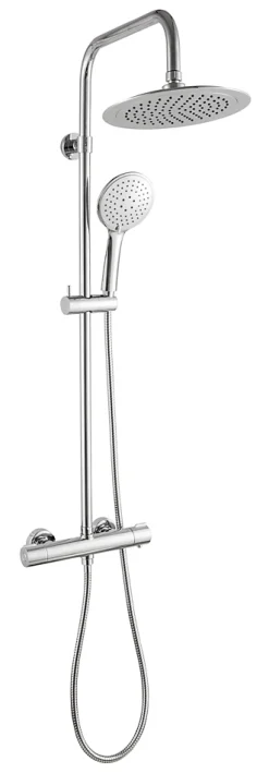 Essebagno Colonne de douche thermostatique, chrome, Essegoia