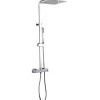 Valaz Colonne de douche thermostatique NILA 25 cm x 25 cm