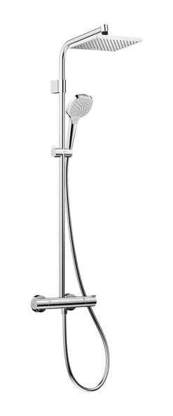 Hansgrohe Colonne de douche thermostatique avec douchette 1 jet chrome Moventa E 230