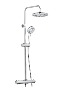 Colonne de douche thermostatique chrome City* Colonne De Douche Thermostatique