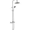 Essebagno Colonne de douche thermostatique chrome et blanc Color