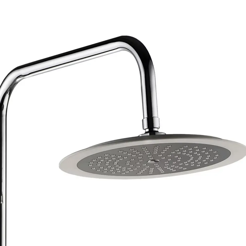 Essebagno Colonne de douche thermostatique chrome et blanc Color