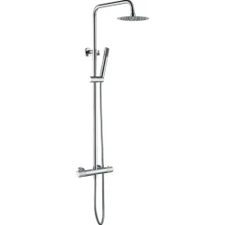 Imex Products Colonne de douche thermostatique chromee acier et laiton avec douchette extensible* Colonne De Douche Encastrable