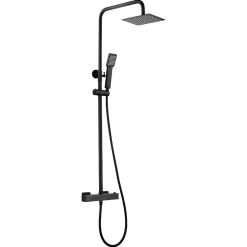 Imex Colonne de Douche Thermostatique Anti-Calcaire Noir Mat ART BTAR025/NG