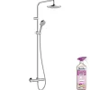 Hansgrohe Colonne de douche thermostatique Vernis Blend 2 jets + nettoyant