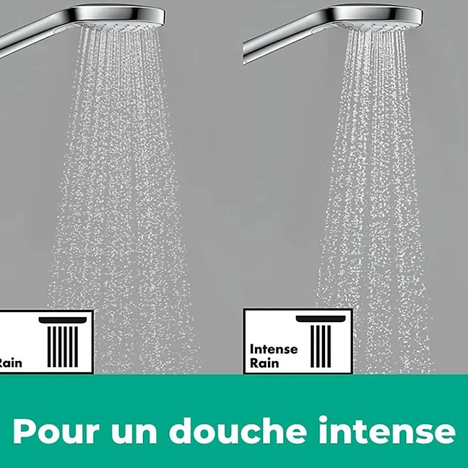 Hansgrohe Colonne de douche thermostatique Vernis Blend 2 jets + nettoyant