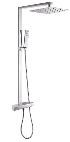 Bernstein Colonne de douche thermostatique acier inox - 112,5x50cm - NT6705C