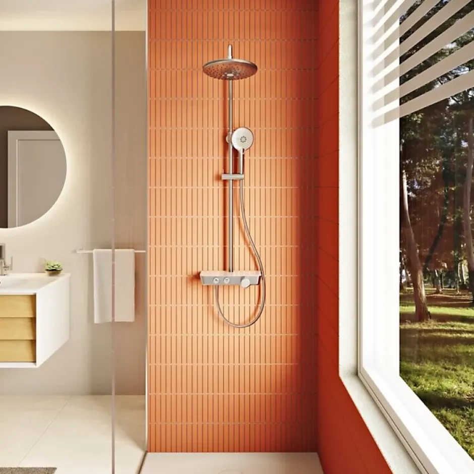Vitra Colonne de douche Aquacontrol Charm 240 2F* Colonne De Douche Thermostatique