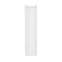GoodHome Colonne de lavabo en céramique blanc brillant l.17,3 x H.67,9 x P.16,9 cm Tasi* Lavabo