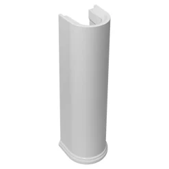 GoodHome Colonne de lavabo en céramique blanche blanche l.21 x H.70,3 x P.18,5 cm, Endell* Lavabo