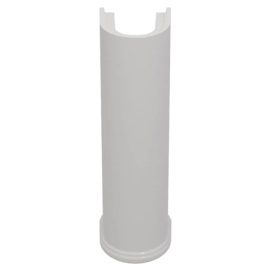 GoodHome Colonne de lavabo en céramique blanche blanche l.21 x H.70,3 x P.18,5 cm, Endell* Lavabo
