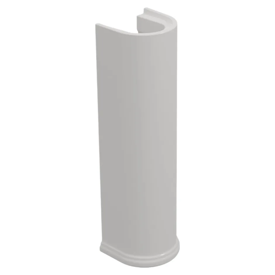 GoodHome Colonne de lavabo en céramique blanche blanche l.21 x H.70,3 x P.18,5 cm, Endell* Lavabo