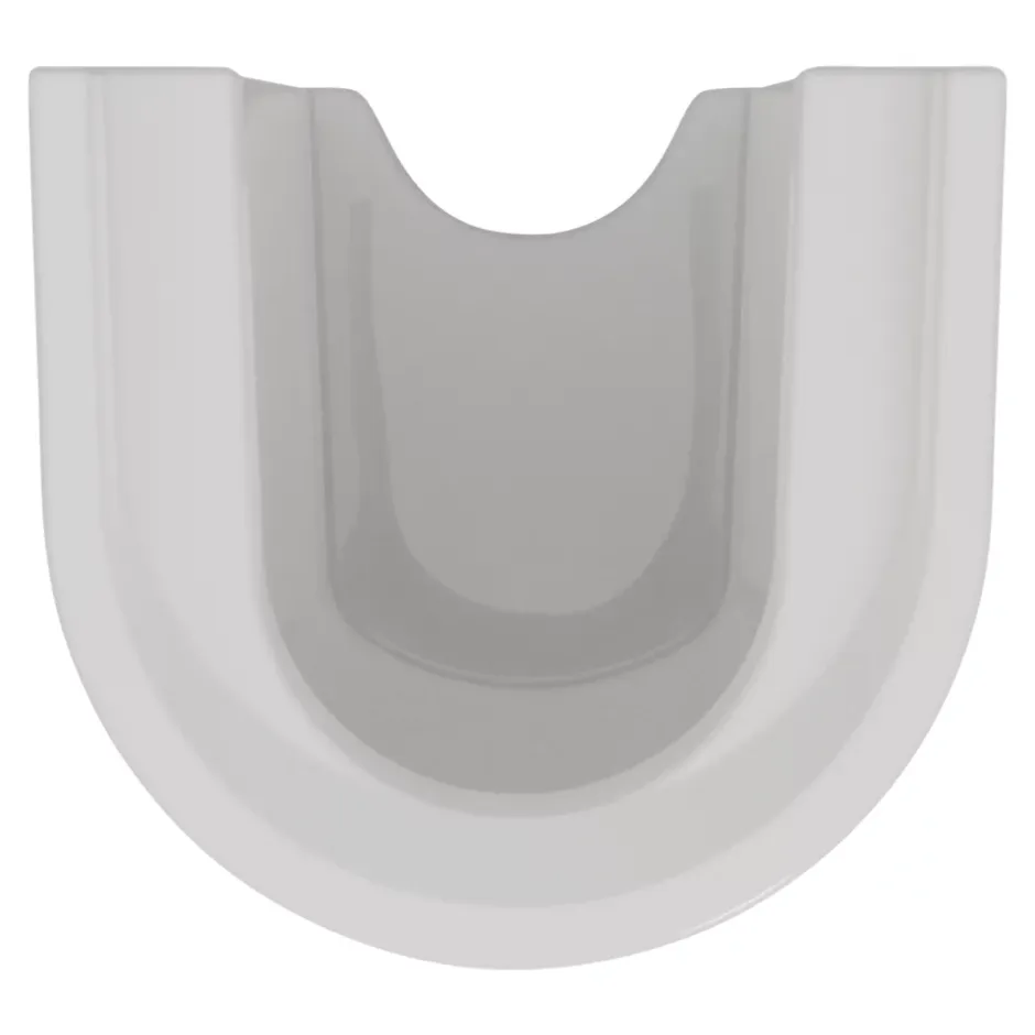GoodHome Colonne de lavabo en céramique blanche blanche l.21 x H.70,3 x P.18,5 cm, Endell* Lavabo