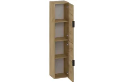 T-Bath Colonne de salle de bain LYO 2 portes 140x30x27 cm chêne