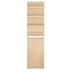Mob-In Colonne de salle de bain suspendue chêne ENIO 165cm porte serviette* Colonne De Salle De Bains