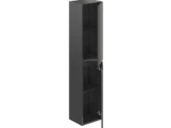 T-Bath Colonne de salle de bain NELI 2 portes 140x30x27 cm gris anthracite* Colonne De Salle De Bains|Meuble De Salle De Bains Faible Profondeur