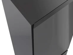 T-Bath Colonne de salle de bain NELI 2 portes 140x30x27 cm gris anthracite* Colonne De Salle De Bains|Meuble De Salle De Bains Faible Profondeur