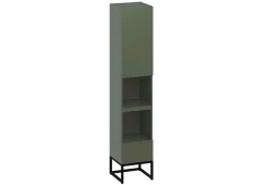 T-Bath Colonne de salle de bain SPA 1 porte 1 tiroir 180x35x35 cm vert
