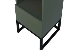 T-Bath Colonne de salle de bain SPA 1 porte 1 tiroir 180x35x35 cm vert