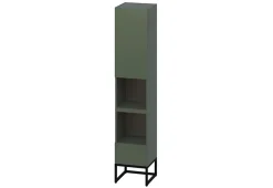 T-Bath Colonne de salle de bain SPA 1 porte 1 tiroir 180x35x35 cm vert