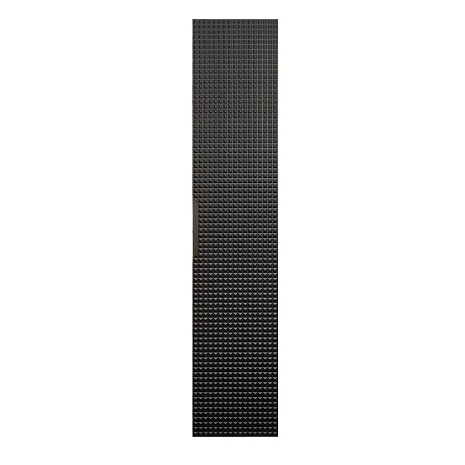 Meublorama Colonne de salle de bain VELNIA 1 porte H170 cm Coloris chene clair et noir Meuble suspendu