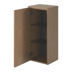GoodHome Colonne de salle de bains l.35 x H.80 x P.30 cm effet noyer Kentia* Colonne De Salle De Bains