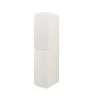 Colonne de salle de bains blanc mat Vague 30 cm