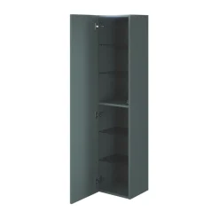 GoodHome Colonne de salle de bains l.35 x H.150 x P.30 cm vert forêt Kentia
