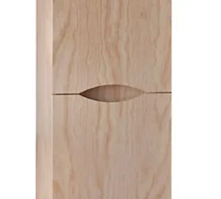 Ondee Colonne de salle de bains simple à poser H.180 x P. 30 x l.35 cm, décor bois, Palermo