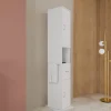 Kiamami Valentina Colonne De Salle De Bains Pivotante 2 Portes, 1 Garniture Et Compartiment Ouvert - Easy