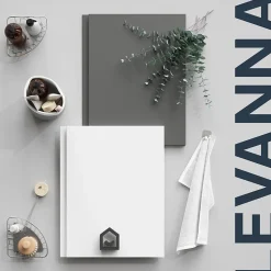 GoodHome Colonne de salle de bains blanc mat 2 portes l.40 x H.160 x P.36 cm Levanna
