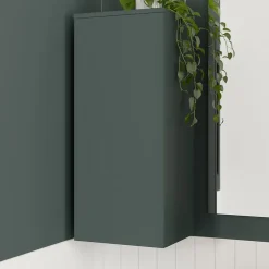 GoodHome Colonne de salle de bains l.35 x H.80 x P.30 cm vert forêt Kentia* Colonne De Salle De Bains