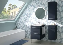 Geberit Colonne de salle de bains H.65 cm bleu Selva* Colonne De Salle De Bains