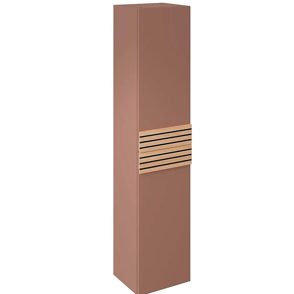 Decotec Colonne de salle de bains à suspendre ouverture droite Archi terracotta mat H. 160 x L. 35 cm* Colonne De Salle De Bains