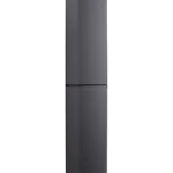 Colonne de salle de bains gris anthracite Vague 40 cm