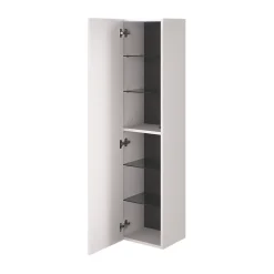 GoodHome Colonne de salle de bains l.35 x H.150 x P.30 cm beige cachemire Kentia