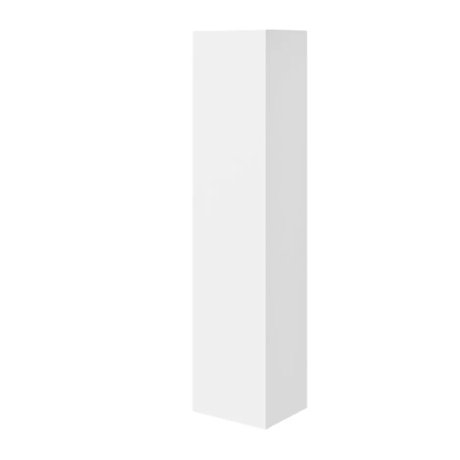GoodHome Colonne de salle de bains l.35 x H.150 x P.30 cm blanc mat Kentia