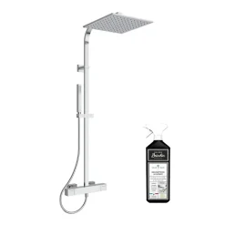 Ideal Standard Colonne douche thermostatique Ceratherm C100 + Nettoyant BRIOCHIN Ecocert* Colonne De Douche Thermostatique