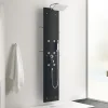 Kinedo Colonne Hydromassante AQUAGLASS en verre - AQUAGLASS Couleur Perle Noire