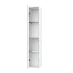 Aqa Design Colonne IGEA blanc mat en mélamine* Colonne De Salle De Bains