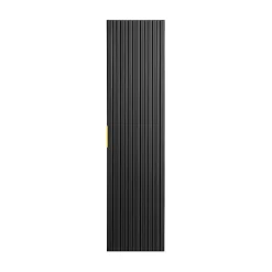 Petits-Meubles Colonne murale salle de bain 1 porte Adriel Noir