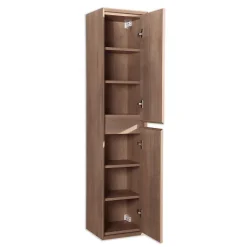 Jindoli Colonne salle de bain 160 cm chêne brun Aquaroca