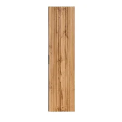 Meublorama Colonne salle de bain suspendue NOXERA 1 porte Coloris chene wotan Hauteur 140 cm