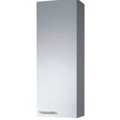 Pegane Colonne salle de bain Suspendue avec 1 Porte coloris blanc brillant - 85 x 30 x 25 cm* Colonne De Salle De Bains