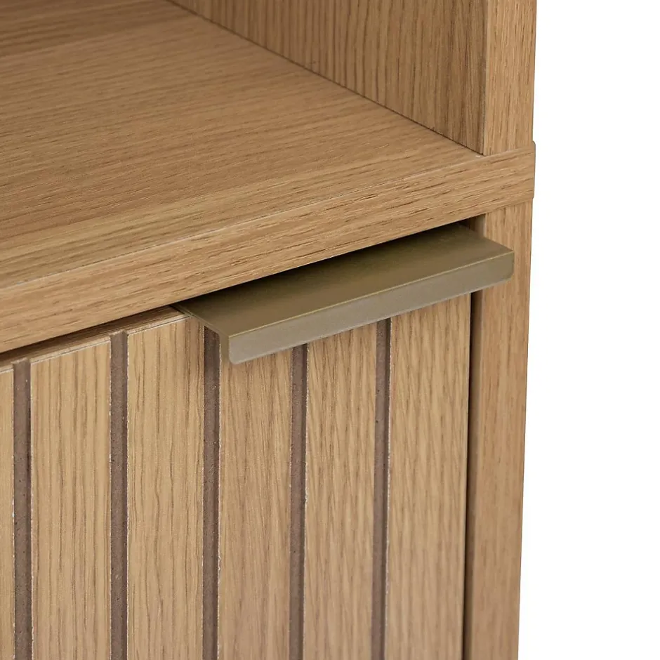 5Five Colonne Tasso 1 porte effet bois naturel - Beige-* Colonne De Salle De Bains