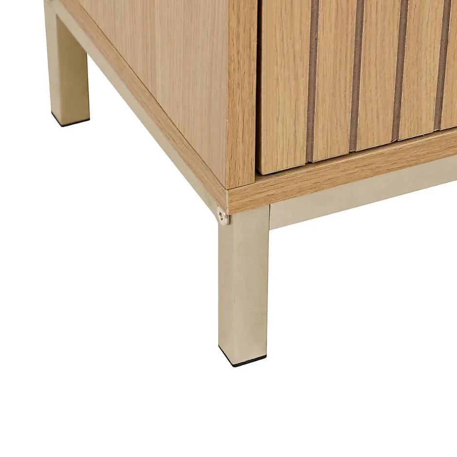 5Five Colonne Tasso 1 porte effet bois naturel - Beige-* Colonne De Salle De Bains