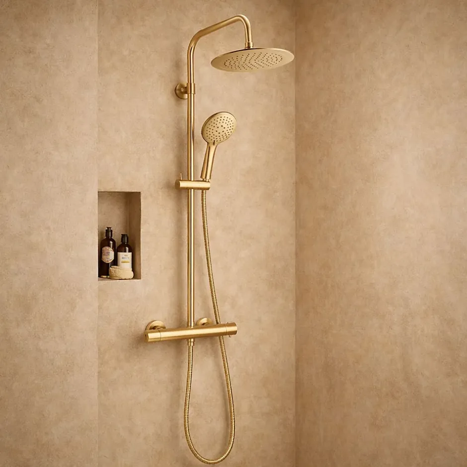 Essebagno Colonne thermostatique, doré, Essegoia II
