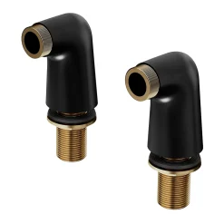 GoodHome Colonnette mâle - mâle coloris noir vendue par 2