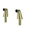 Essebagno Colonnette mâle mâle H.7 cm, doré brossé, vendue par 2* Accessoire De Robinet
